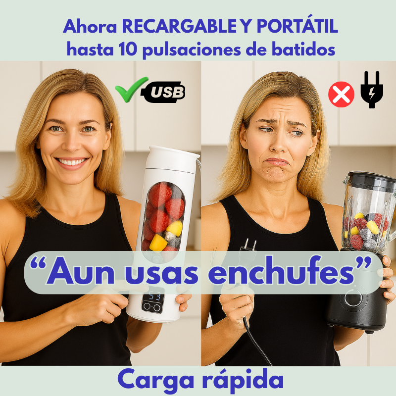 Batidora portátil USB MiniBlender™¡Super Oferta 3x1 en productos! 2x1 en REGALOS