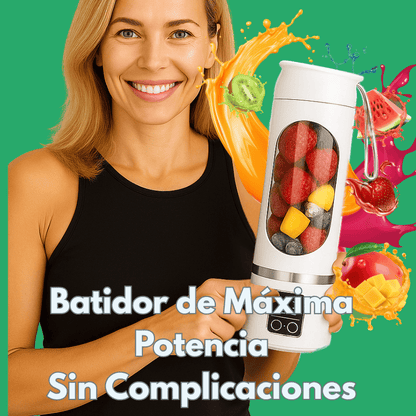 Batidora Licuadora personal USB, MiniBlender™¡OFERTA LIMITADA! Bajada Precio + E-book regalo