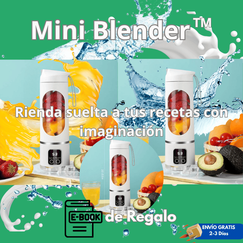 Batidora Licuadora personal USB, MiniBlender™¡OFERTA LIMITADA! Bajada Precio + E-book regalo