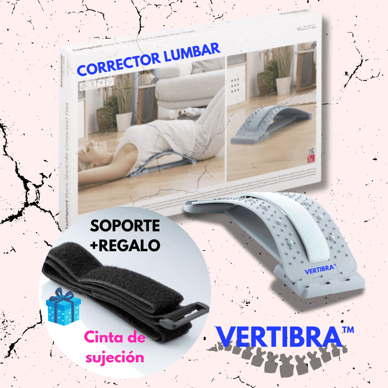 Soporte Corrector de Estiramiento Lumbar y cervical VERTIBRA™ AHORRA 5€ SOLO HOY! DISFRUTA DE TU REGALO.