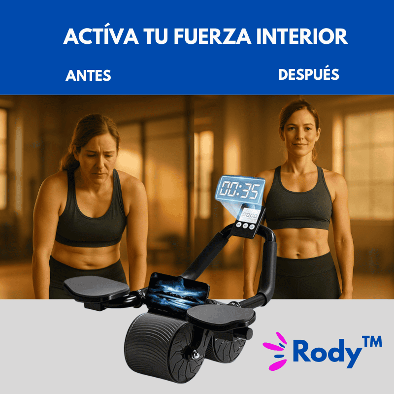 Rodillo de abdominales con rebote automático Rody™oferta limitada!!! ENVIO GRATIS