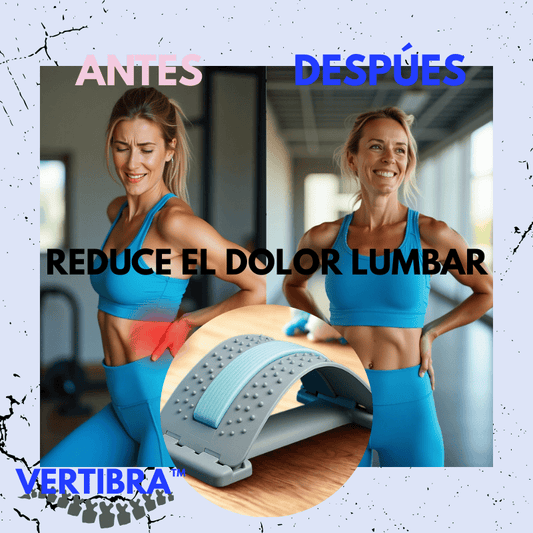 Soporte Corrector de Estiramiento Lumbar y cervical VERTIBRA™ AHORRA 5€ SOLO HOY! DISFRUTA DE TU REGALO.