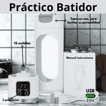 Batidora Licuadora personal USB, MiniBlender™¡OFERTA LIMITADA! Bajada Precio + E-book regalo