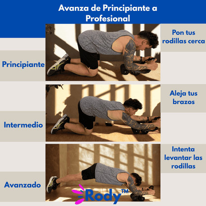 Rodillo de abdominales con rebote automático Rody™oferta limitada!!! ENVIO GRATIS
